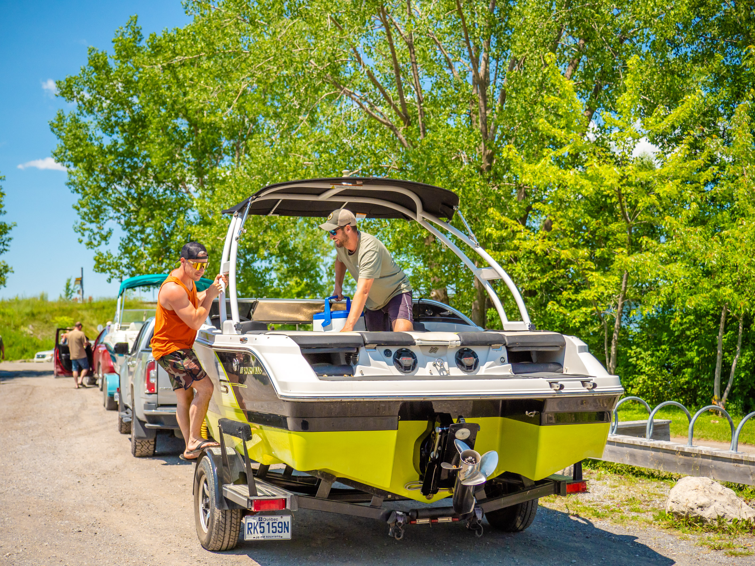 Rampe de mise a leau